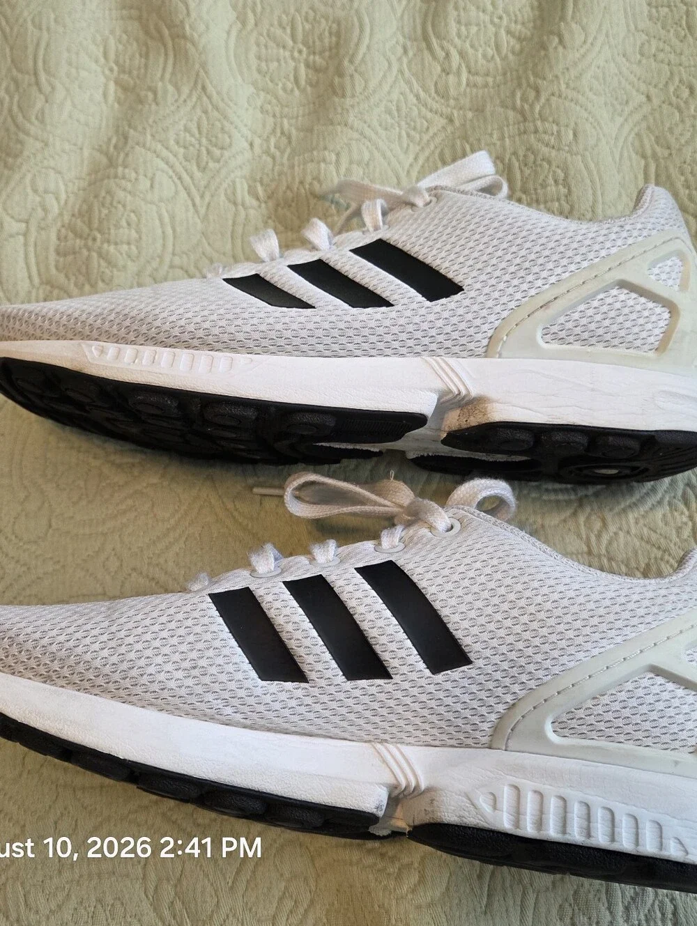 Adidas ZX Torsion Flux Whi/Blk Tennis Shoes